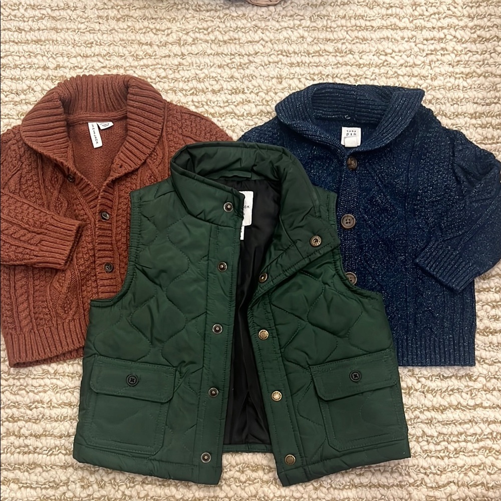Janie and Jack Sweater and vest